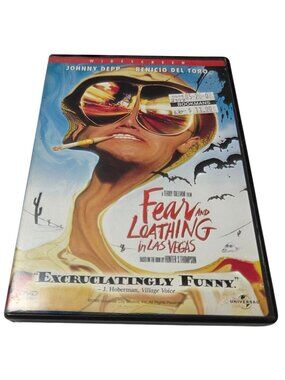 Fear And Loathing In Las Vegas DVD Johnny Depp Benicio Del Toro R Rated 1998